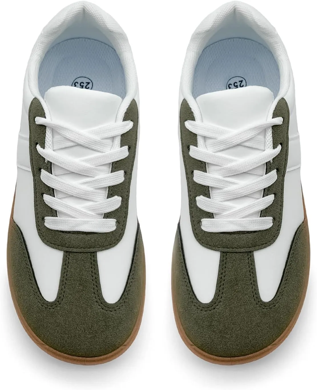 Women's Fashion Sneakers - Retro Walking Casual Low Top Tennis Trainer Skate Shoes