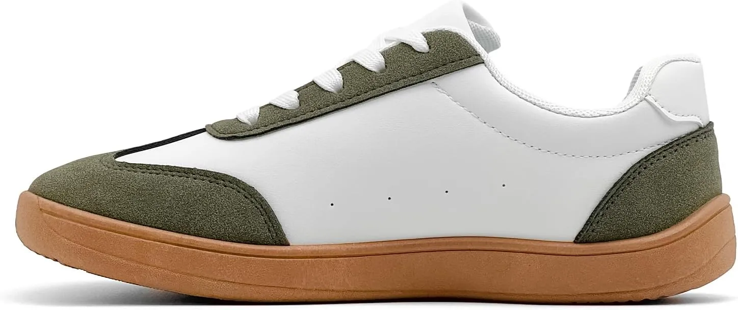 Women's Fashion Sneakers - Retro Walking Casual Low Top Tennis Trainer Skate Shoes