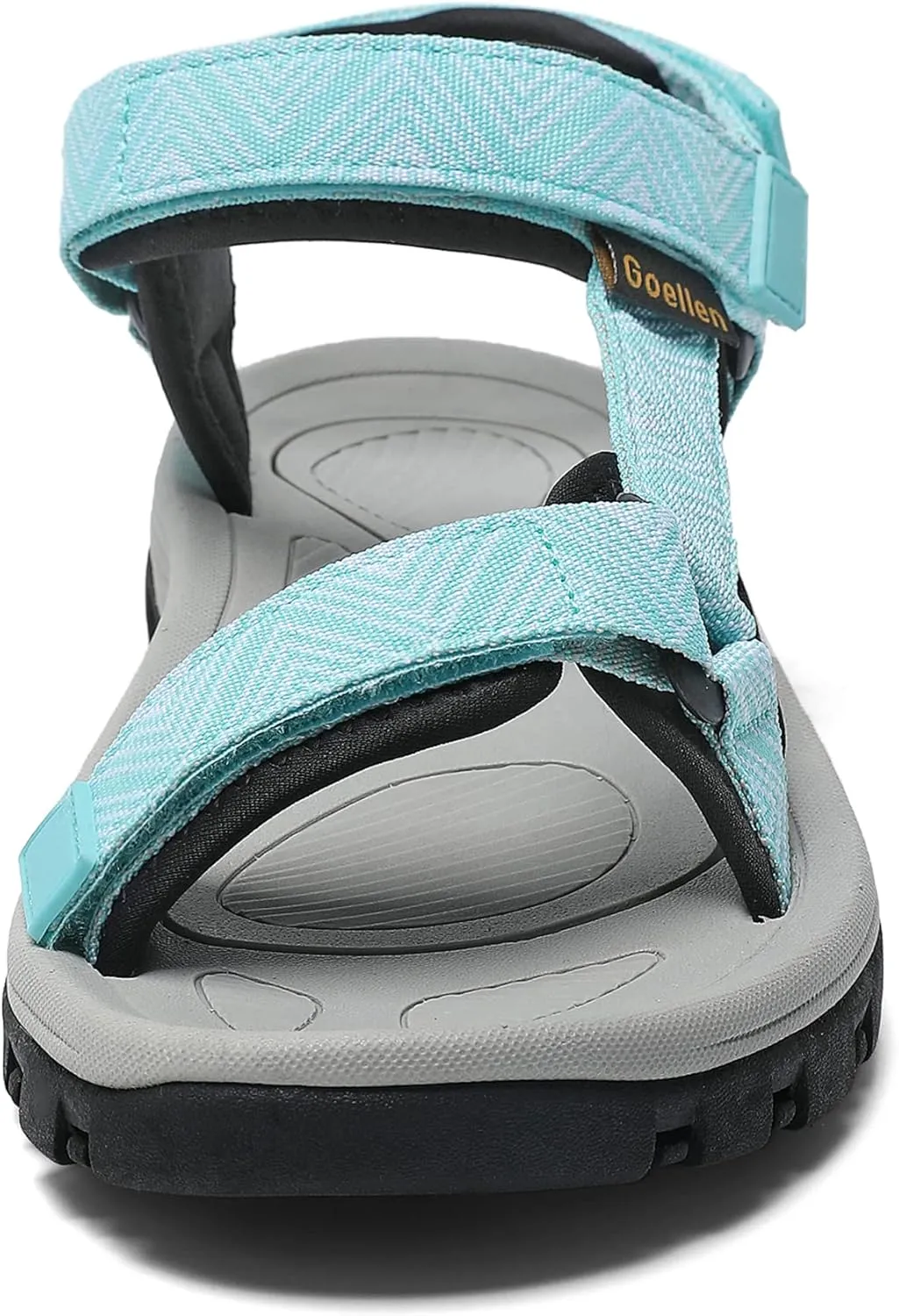 Women's Hiking Sport Sandals Water Outdoor Athletic Shoes With Arch Support Adjustable Velcro Beach Shoes