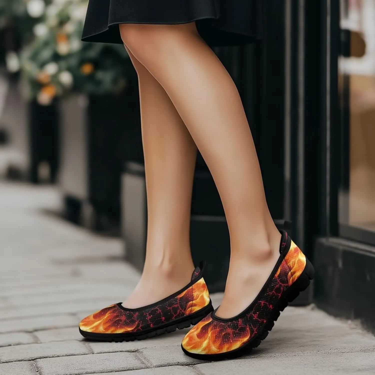 Womens Loafers Shoes Platform Spring Flats Shoes Comfortable Slip On Casual Dress Shoes, Size 6-10