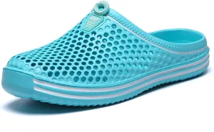 Womens Mens Bathroom Garden Non-slip Hole Breathable Lightweight Sandals Unisex Beach Quick Drying Sandals Couple Indoor/Outdoor Slippers