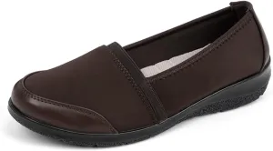 Women's Orthopedic Loafers Stretchy Slip-on Comfort Walking Work Flat Shoes for Bunions