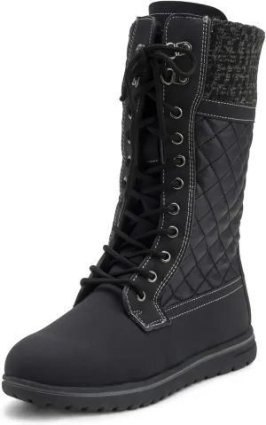 Womens Rain Thermal Warm Snow Winter Knee High Waterproof Boots