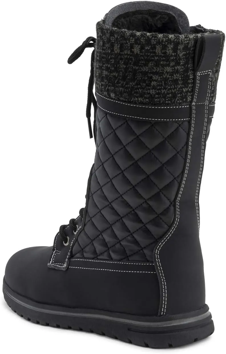 Womens Rain Thermal Warm Snow Winter Knee High Waterproof Boots