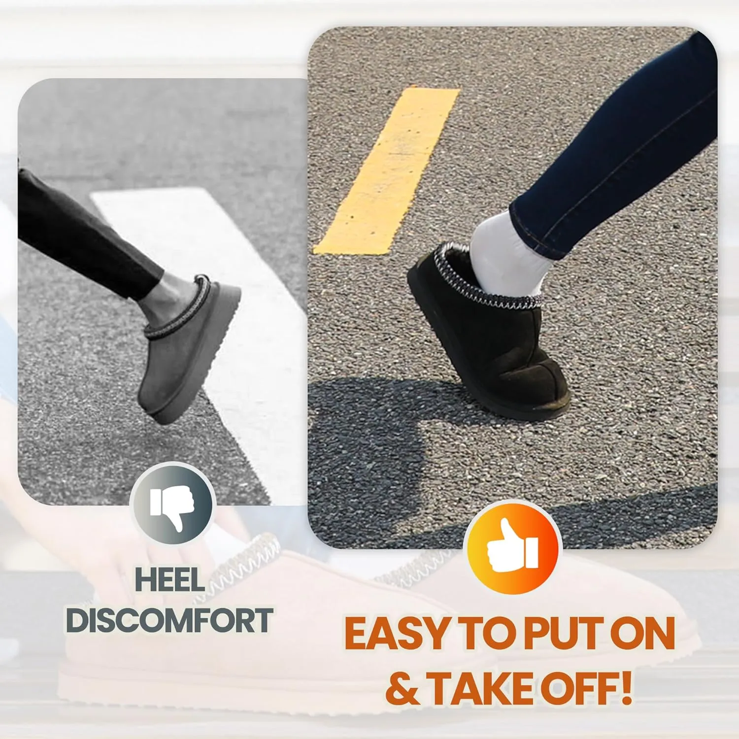 Women's Slippers Fuzzy Cozy Short Ankle Shoes Indoor and Outdoor Mules Furry Warm House Slippers for Woman Cute Fluffy Clogs