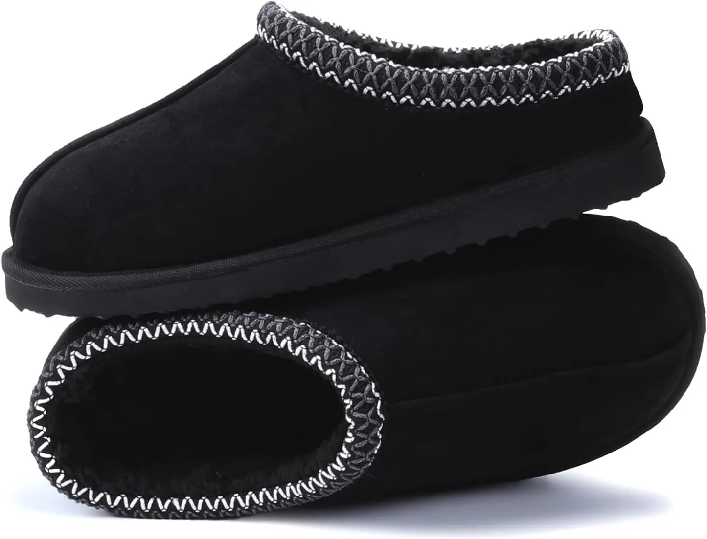 Women's Slippers Fuzzy Cozy Short Ankle Shoes Indoor and Outdoor Mules Furry Warm House Slippers for Woman Cute Fluffy Clogs