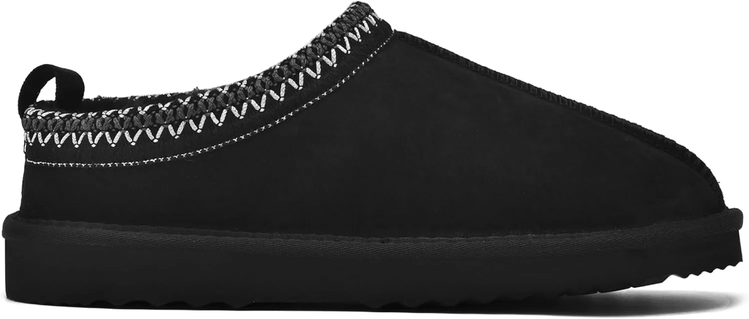 Women's Slippers Platform Mini Boots Faux Fur Warm Winter Mules Cozy Warm House Shoes Indoor and Outdoor