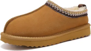 Women's Slippers Platform Mini Boots Faux Fur Warm Winter Mules Cozy Warm House Shoes Indoor and Outdoor