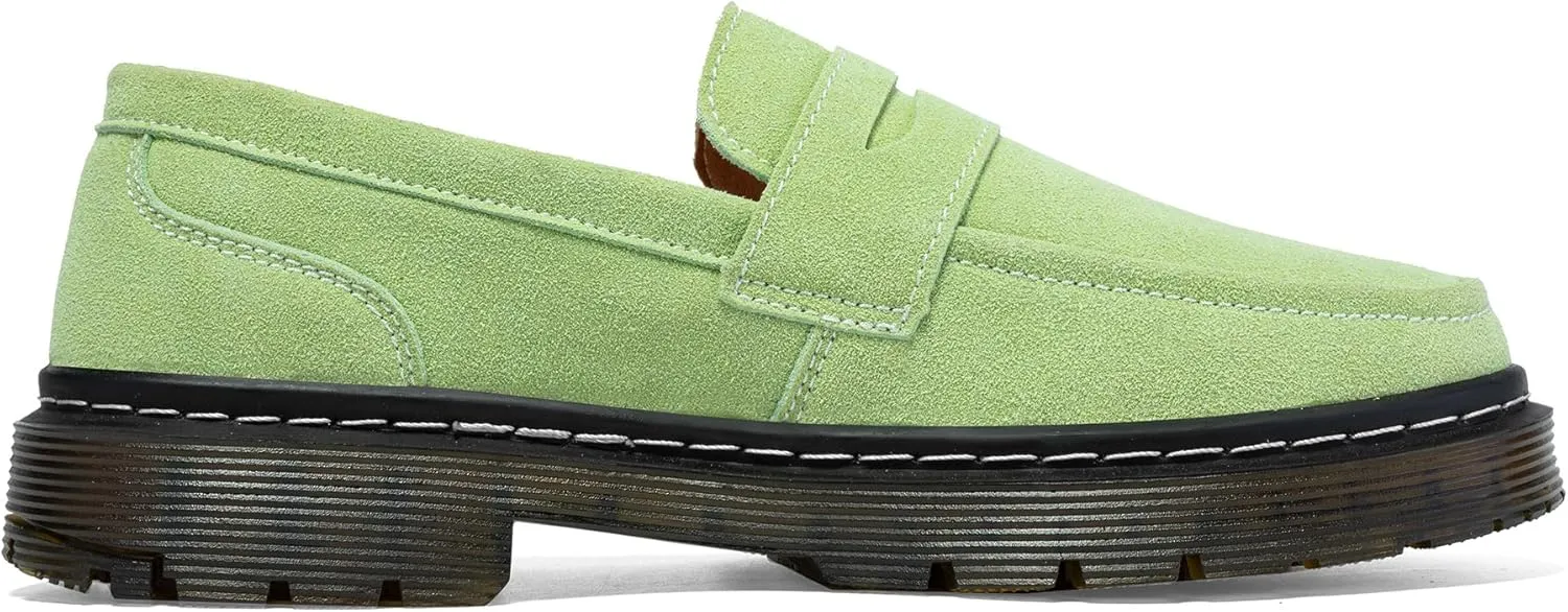 Women's Suede Penny Loafer Comfort Driving Moccasins Casual Slip-Ons Loafer Flats Fashion Women Business Work Shoes