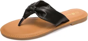 Women's Thong Sandals Flip Flop T Strap Sandals Slip On Flat Sandals Casual Slide Sandals for Women Dressy Summer