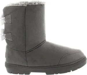 Womens Twin Bow Tall Classic Waterproof Winter Rain Snow Boots