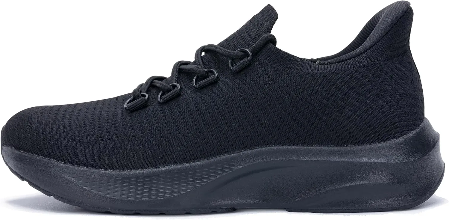 Women's Walking Shoes Slip On Sneakers with Plantar Fasciitis, Easy Put On Tennis Shoes for Ladies Daily Life Lightweight Maternity Casual Shoes