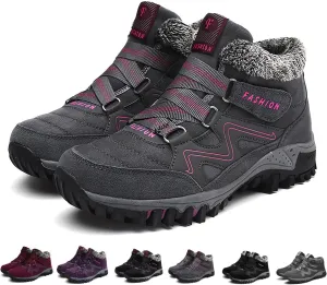 Women's Winter Thermal Boots for Women Waterproof Snow Winter Warm Hiking Work Comfy Boots Sneakers Walking Shoes