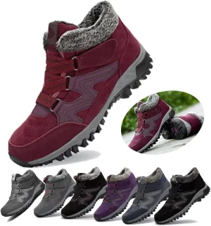Women'S Winter Thermal Boots For Women Waterproof Snow Winter Warm Hiking Work Comfy Boots Sneakers Walking Shoes,Men'S Winter Thermal Villi Comfortable Platform High Top Shoes