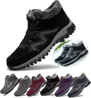 Women'S Winter Thermal Boots For Women Waterproof Snow Winter Warm Hiking Work Comfy Boots Sneakers Walking Shoes,Men'S Winter Thermal Villi Comfortable Platform High Top Shoes