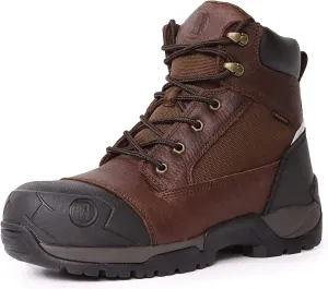 Work Boots for Men, 6" Composite Toe Waterproof Mens Work Boots, Non-Slip Puncture-Proof Safety Anti-Static Working Shoes 81N03