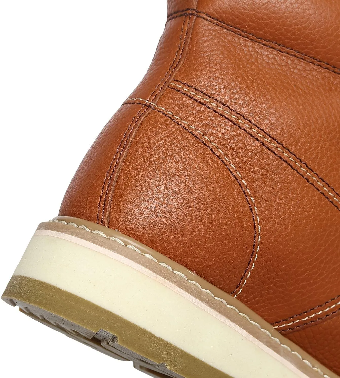 Work Boots for Men - 6" Composite/Soft Toe Mens Work Boots, Non-Slip Water Resistant EH Construction Work Shoes