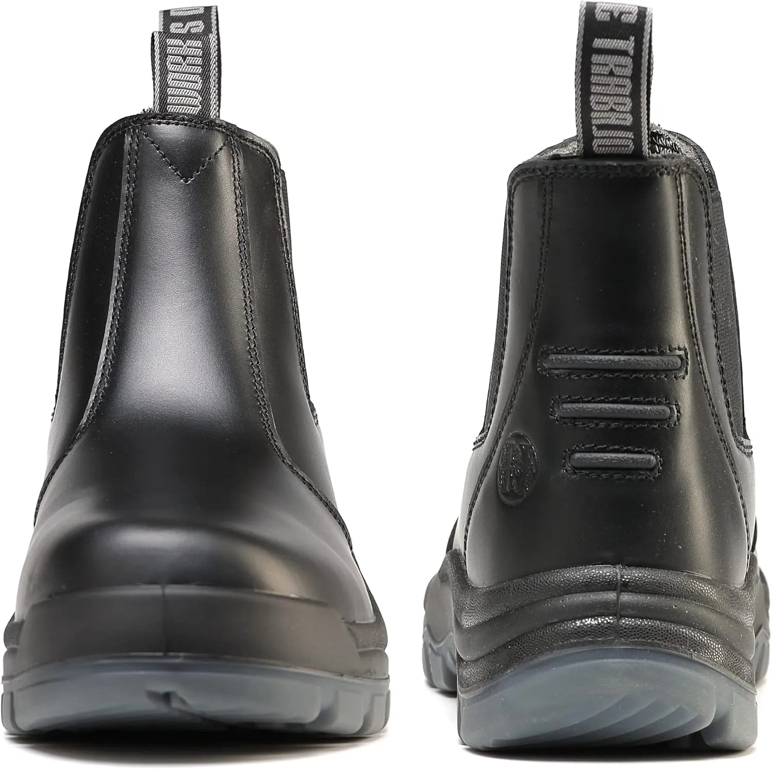 Work Boots for Men, Composite/Soft Toe Waterproof Working Boots, Slip Resistant Anti-Static Slip-on Safety Working Shoes 8 9 10 11 12 13