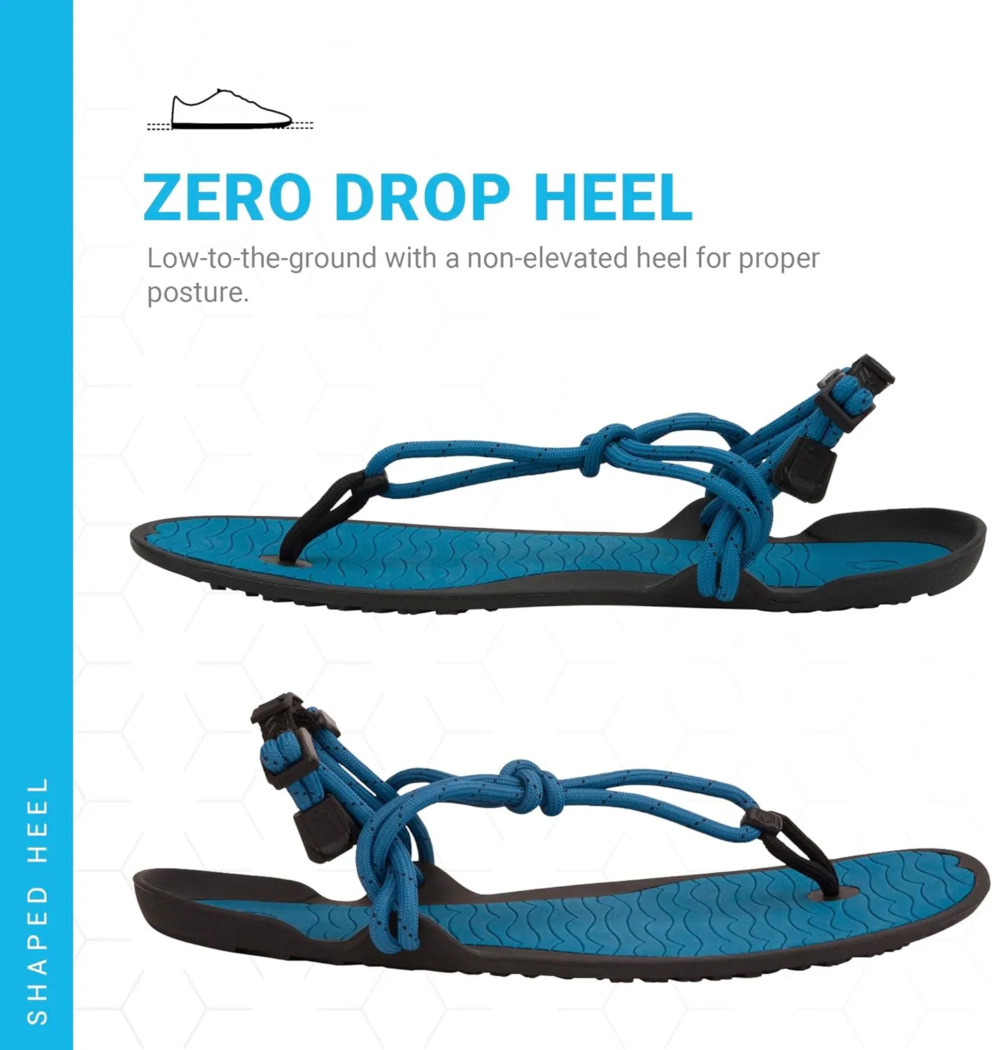 Xero Shoes Men's Aqua Cloud Barefoot Water Sandal