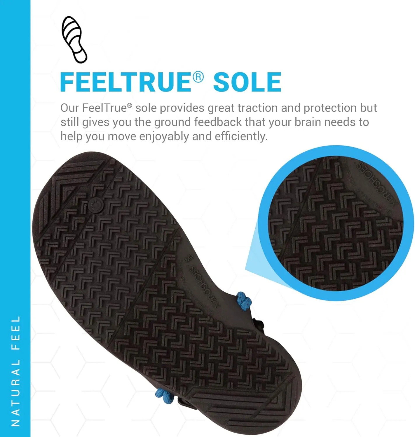 Xero Shoes Men's Aqua Cloud Barefoot Water Sandal