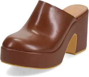 YDN Women Casual Block Heel Mules Cozy Platform Chunky Sandals Closed Toe Slip On Clogs Party Dress Daily Shoes Size 4-15 US