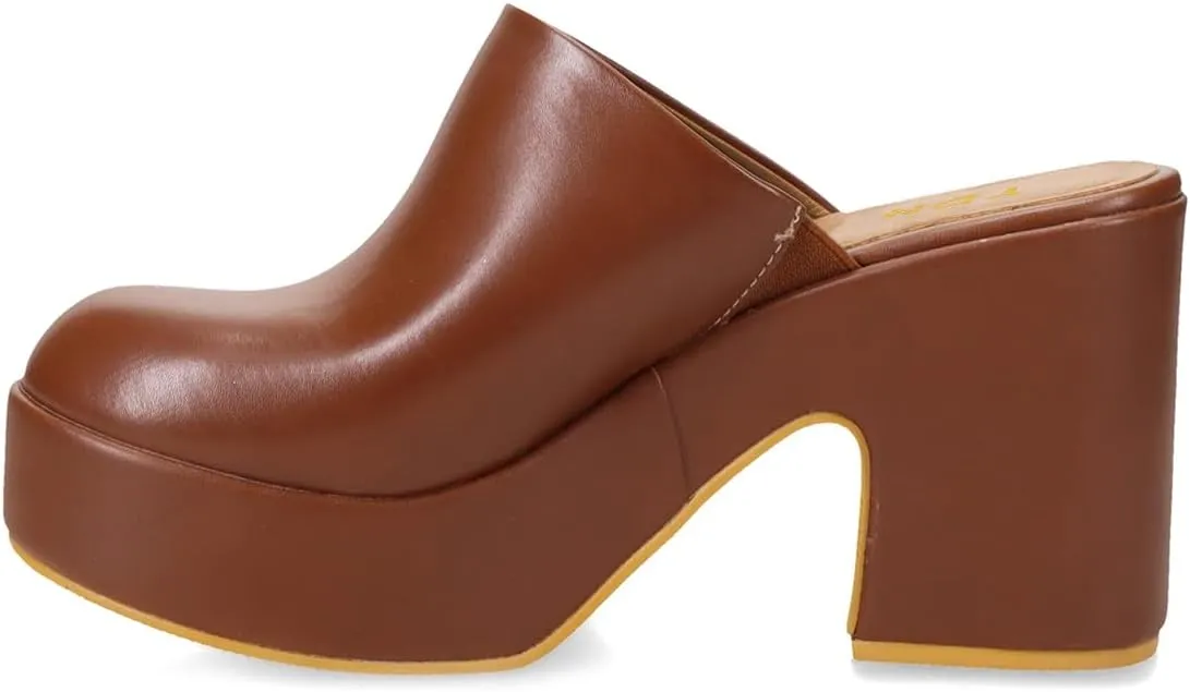 YDN Women Casual Block Heel Mules Cozy Platform Chunky Sandals Closed Toe Slip On Clogs Party Dress Daily Shoes Size 4-15 US