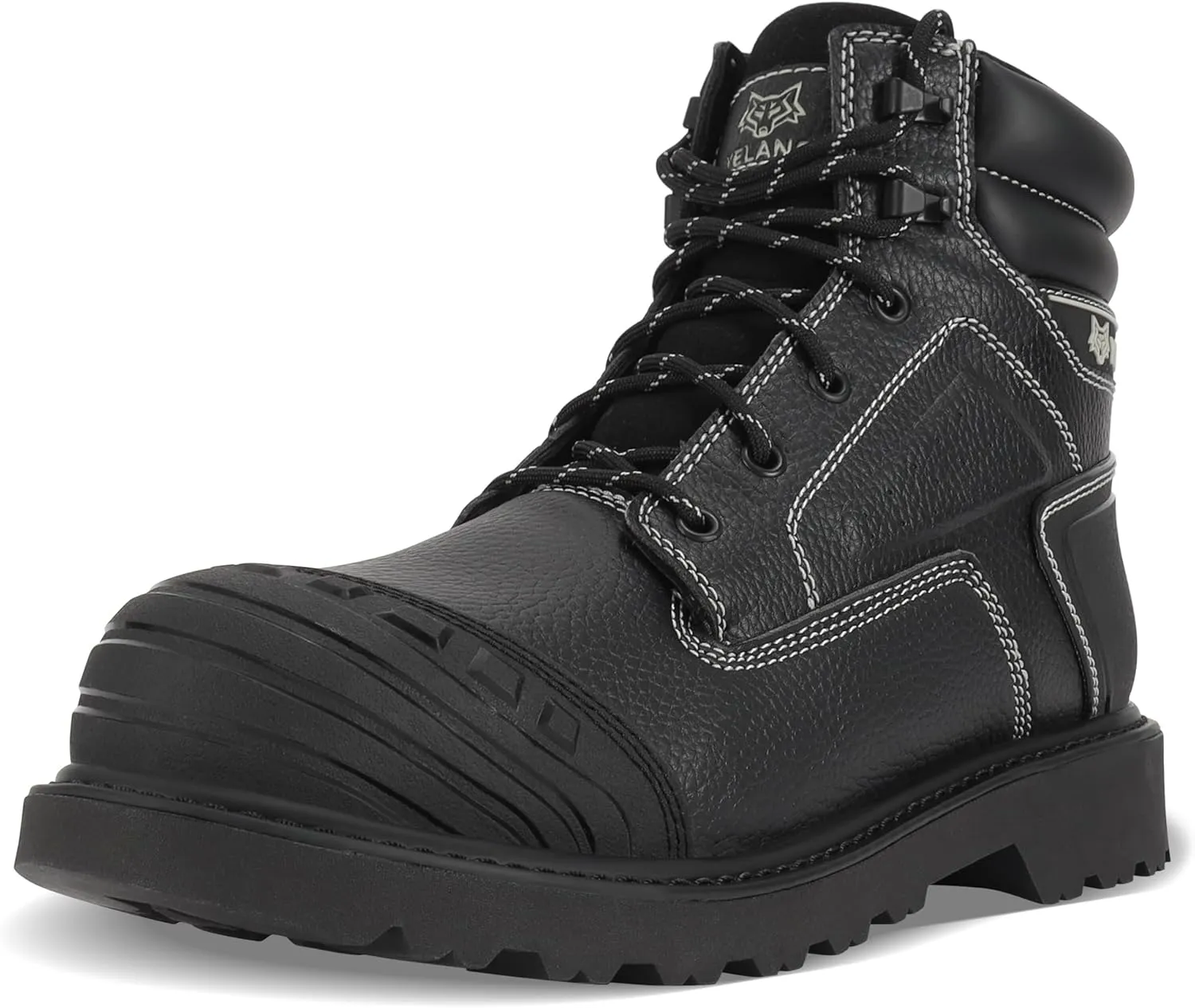 Yelang Men's Steel Toe Safety Work Boot Slip Resistant Puncture Utility Shoes 6 Inch For Industrial Construction Outdoor botas de trabajo para hombre