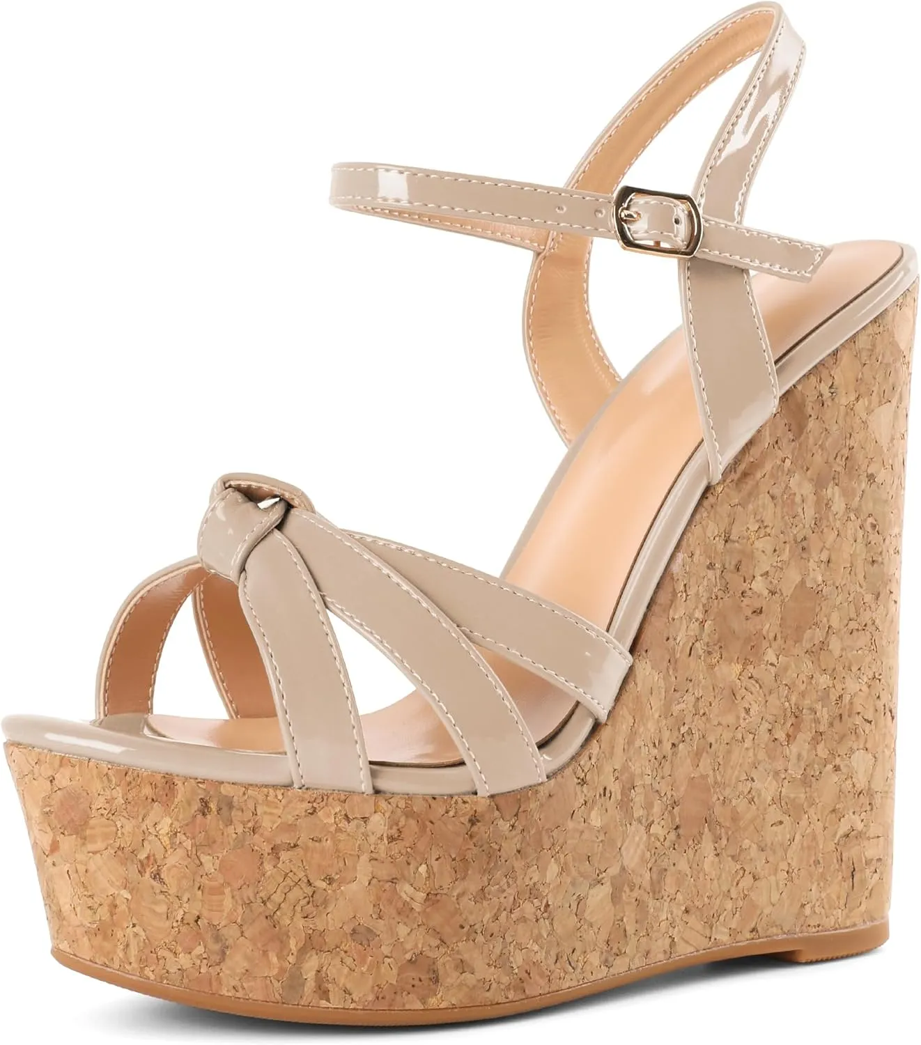 YODEKS Women's Platform Wedges|High Heel Wedge Sandals|Ankle Strap Open Toe Platform Heels