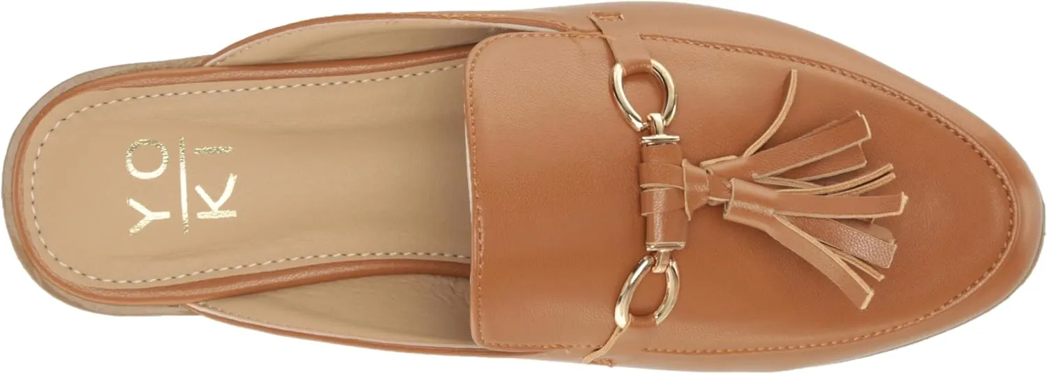 YOKI Women's Tassled Mules
