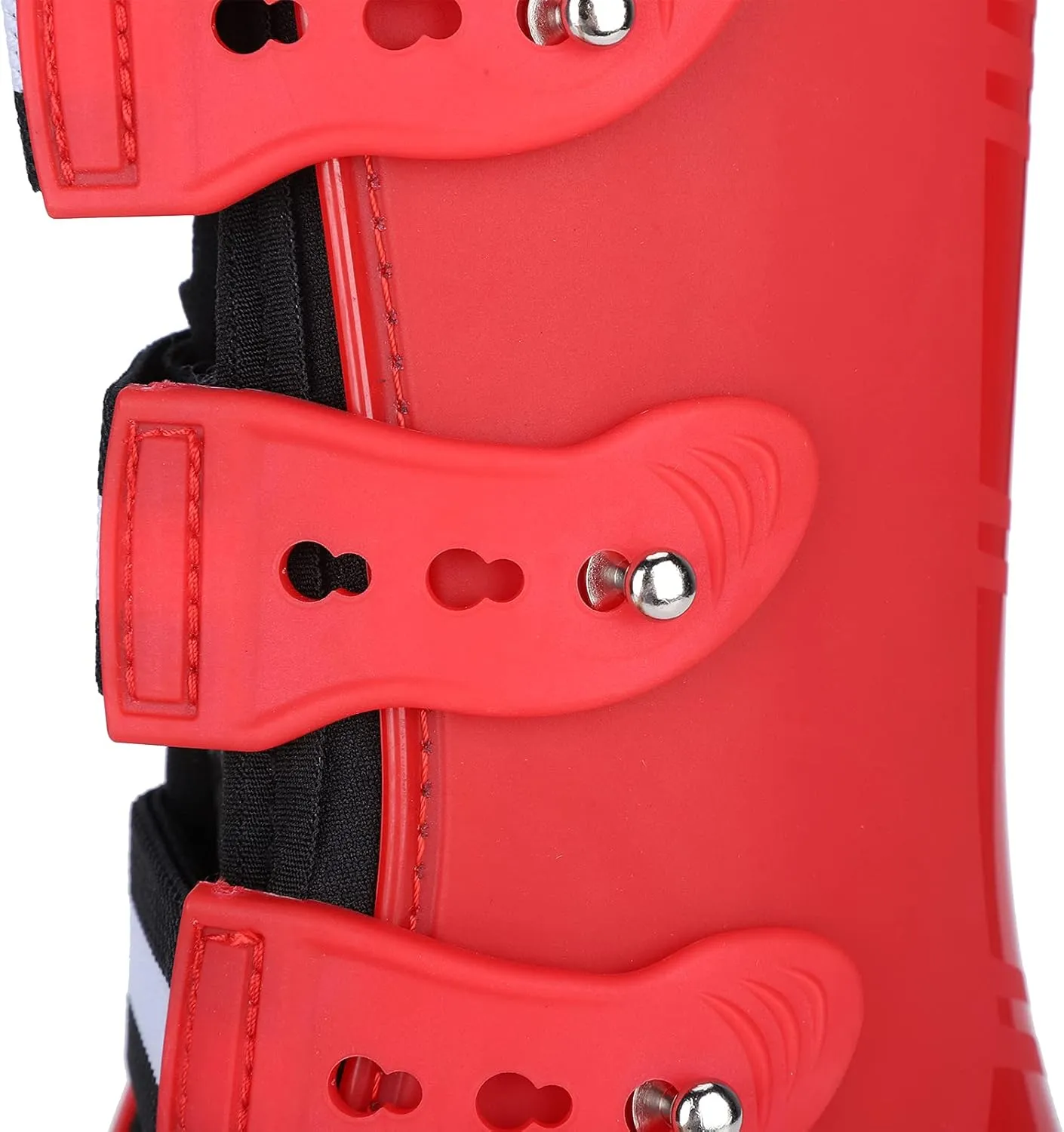 Yosoo Horse Riding Boots, Horse Boots PU Shell Tendon Fetlock Brace Guard Boots Horse Legguard Obstacle Leg Protector with Soft Lining Splint Boots for Horses for Horse Riding Equestrian