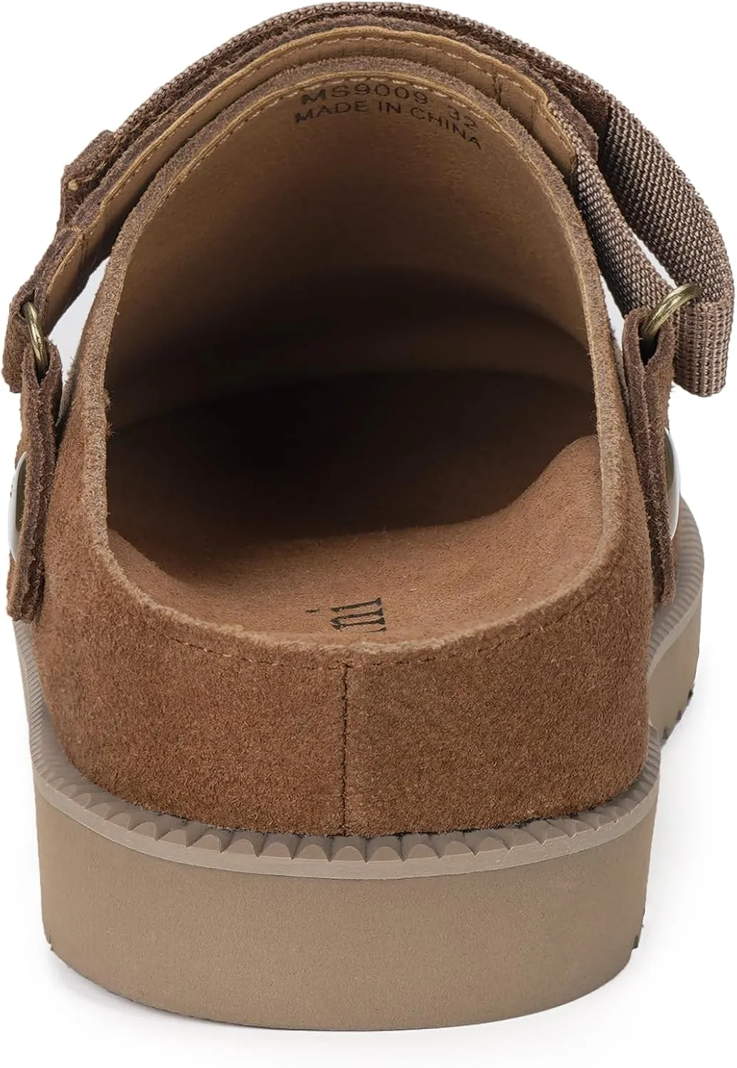 ZUSERIS Kids Clogs Girls Platform Slippers with Adjustable Back Strap Boys Slip On Suede Clog Slippers Cute Unisex-Child Leather Mules for Indoor and Outdoor