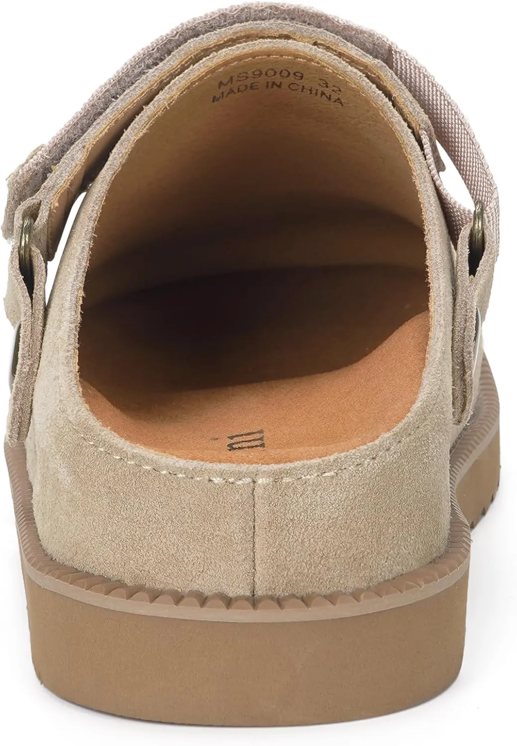 ZUSERIS Kids Clogs Girls Platform Slippers with Adjustable Back Strap Boys Slip On Suede Clog Slippers Cute Unisex-Child Leather Mules for Indoor and Outdoor